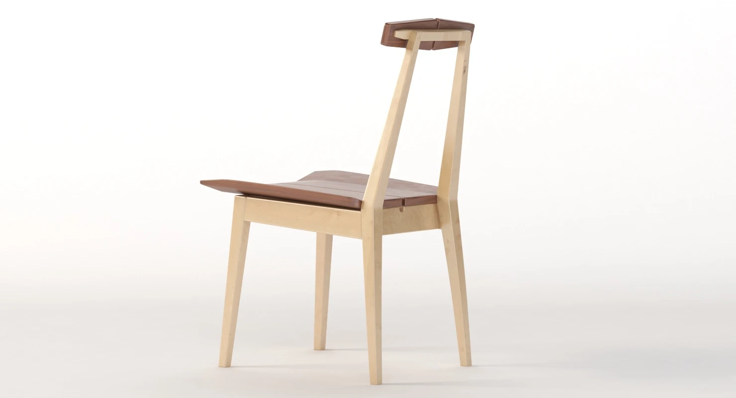 Design Bros Marumi Chair By Reiji Yamazaki 3D Model_06